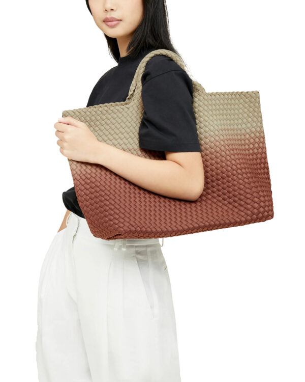 St. Barths Large Tote Dip Dyed JAVA - Image 3