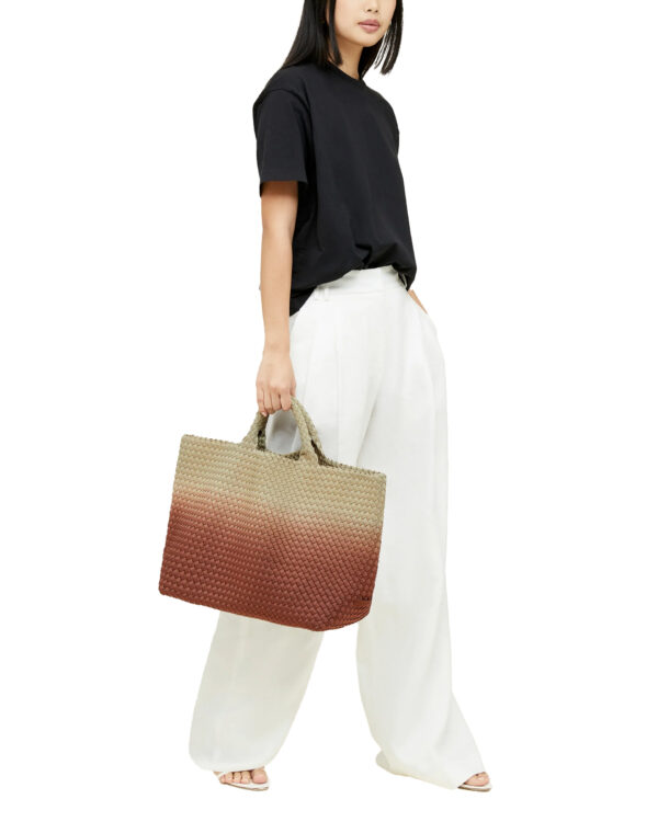 St. Barths Large Tote Dip Dyed JAVA - Image 6