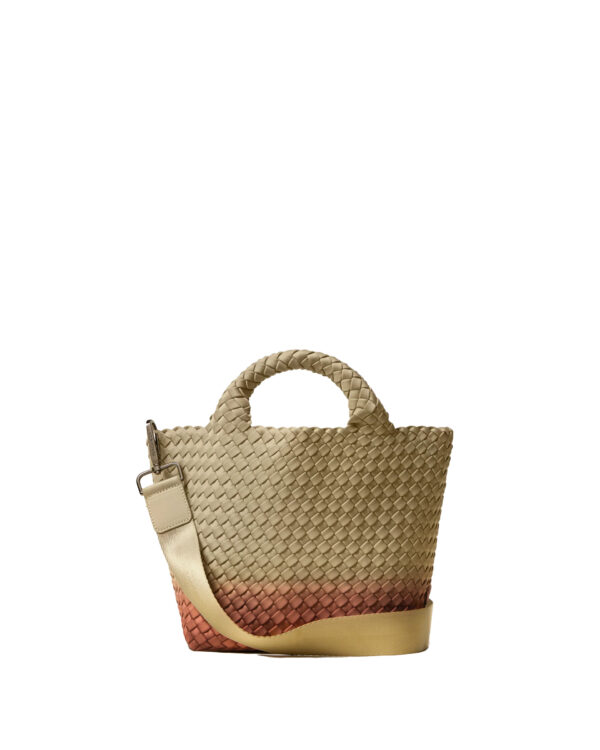 St. Barths Small Tote Dip Dyed JAVA