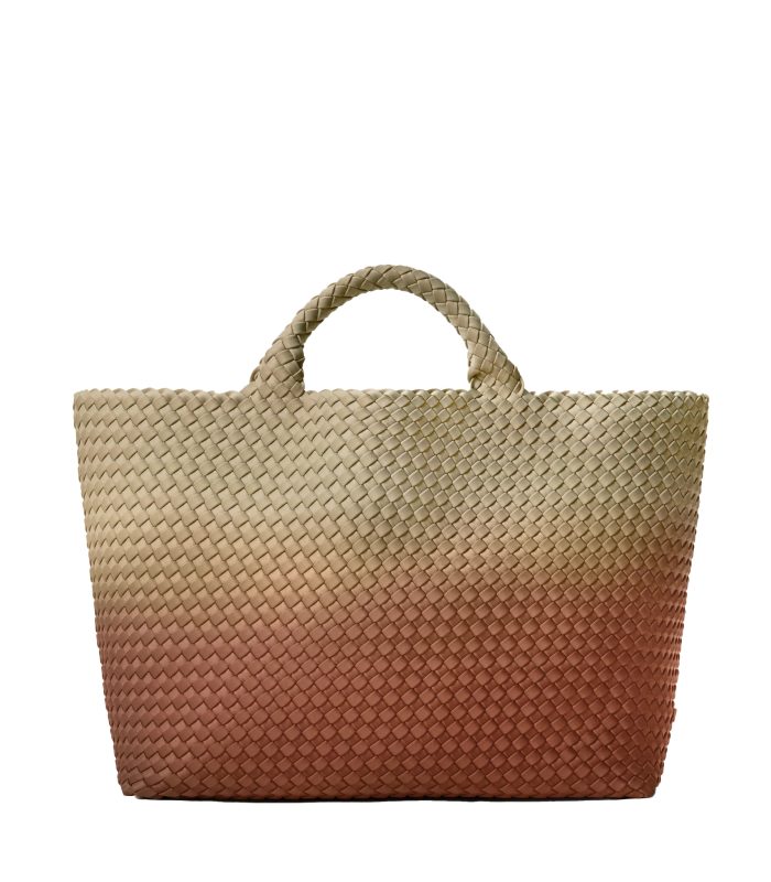 St. Barths Large Tote Dip Dyed JAVA