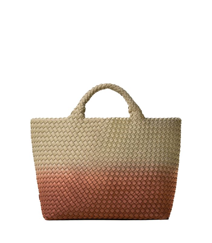 St. Barths Medium Tote Dip Dyed JAVA