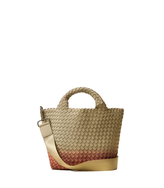 St. Barths Small Tote Dip Dyed JAVA